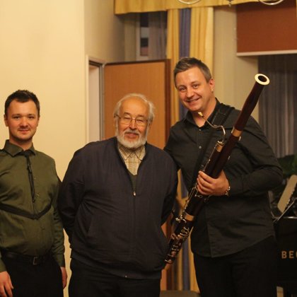 with Prof. Zygmunt Tlatlik and Mr. Wojciech Front