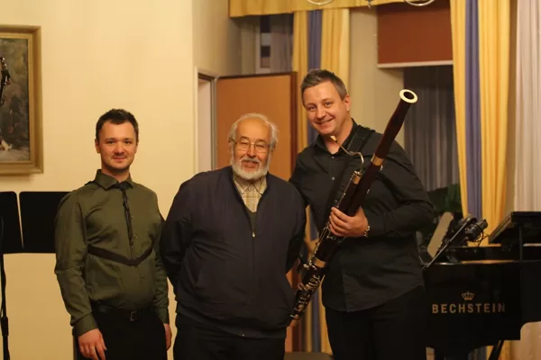 with Prof. Zygmunt Tlatlik and Mr. Wojciech Front