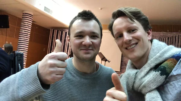 with Sebastian Stevenson